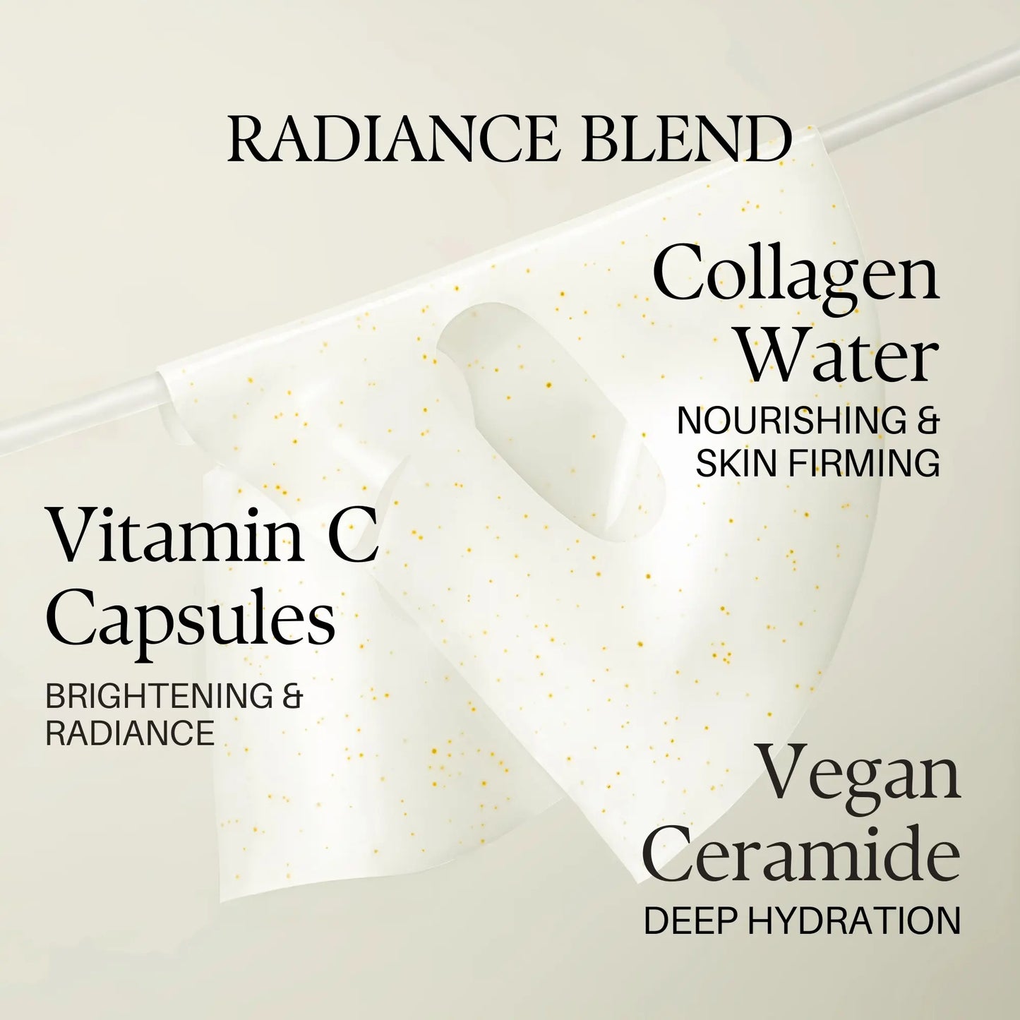 [OFFICIAL D'Alba] Signature Vita Capsule Hydrogel Mask 8-Shape 1BOX (4 Sheets) – Overnight Mask W/ Trufferol, Vitamin C, Collagen, Ceramide NP - Rejuvenating Glow Boost