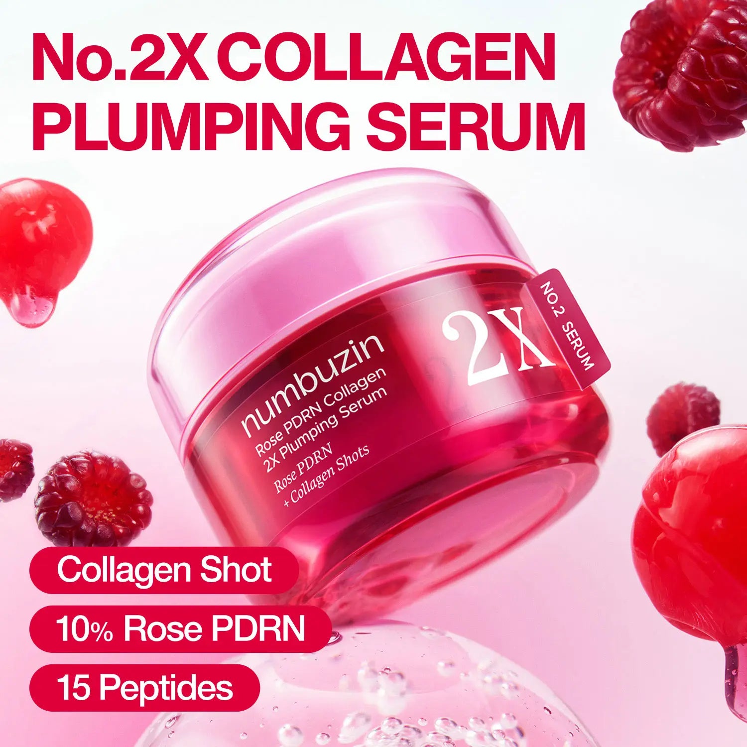 [Numbuzin Official] Serum Squad for Skin Concerns - Soothing, Plumping, Pore Refining, Skin Barrier | Collagen, PDRN, Retinol, Niacinamide