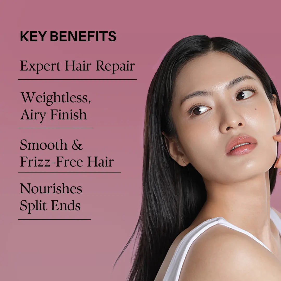 [OFFICIAL D'Alba] Professional Reparing Hair Oil Serum (2.54 Fl Oz), Silky and Glossy Hair, Lightweight & Airy Finish, Argan Oil, Amino Acid, Protein Complex, Rose Freesia Scent