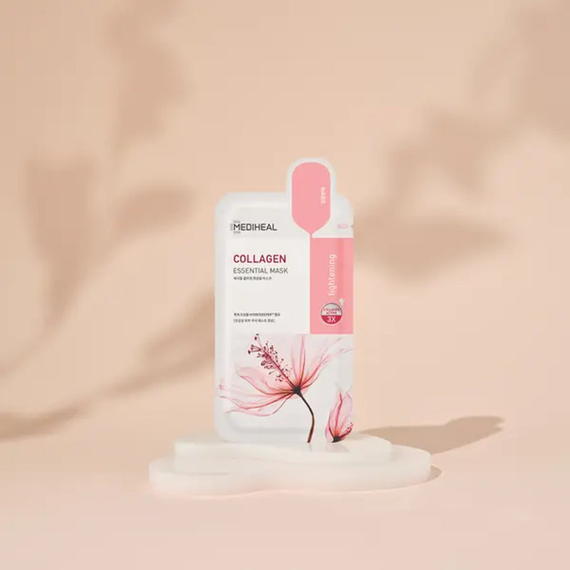 Mediheal Collagen Hydrating Essential Sheet Mask Flower Skincare