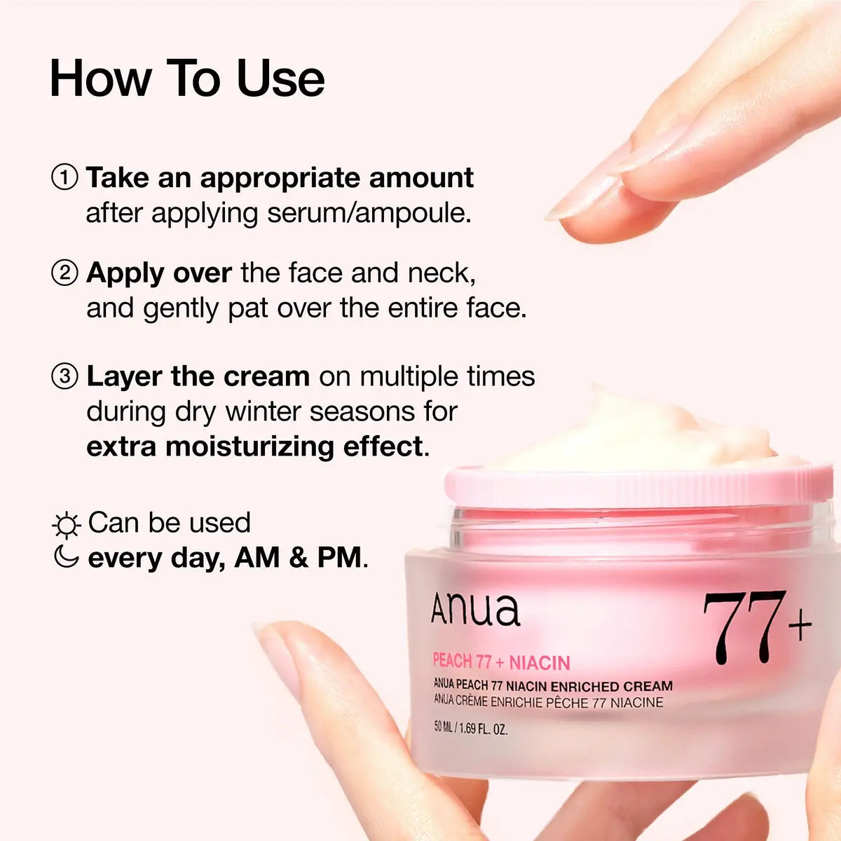 ANUA Peach 77 Niacin Enriched Cream