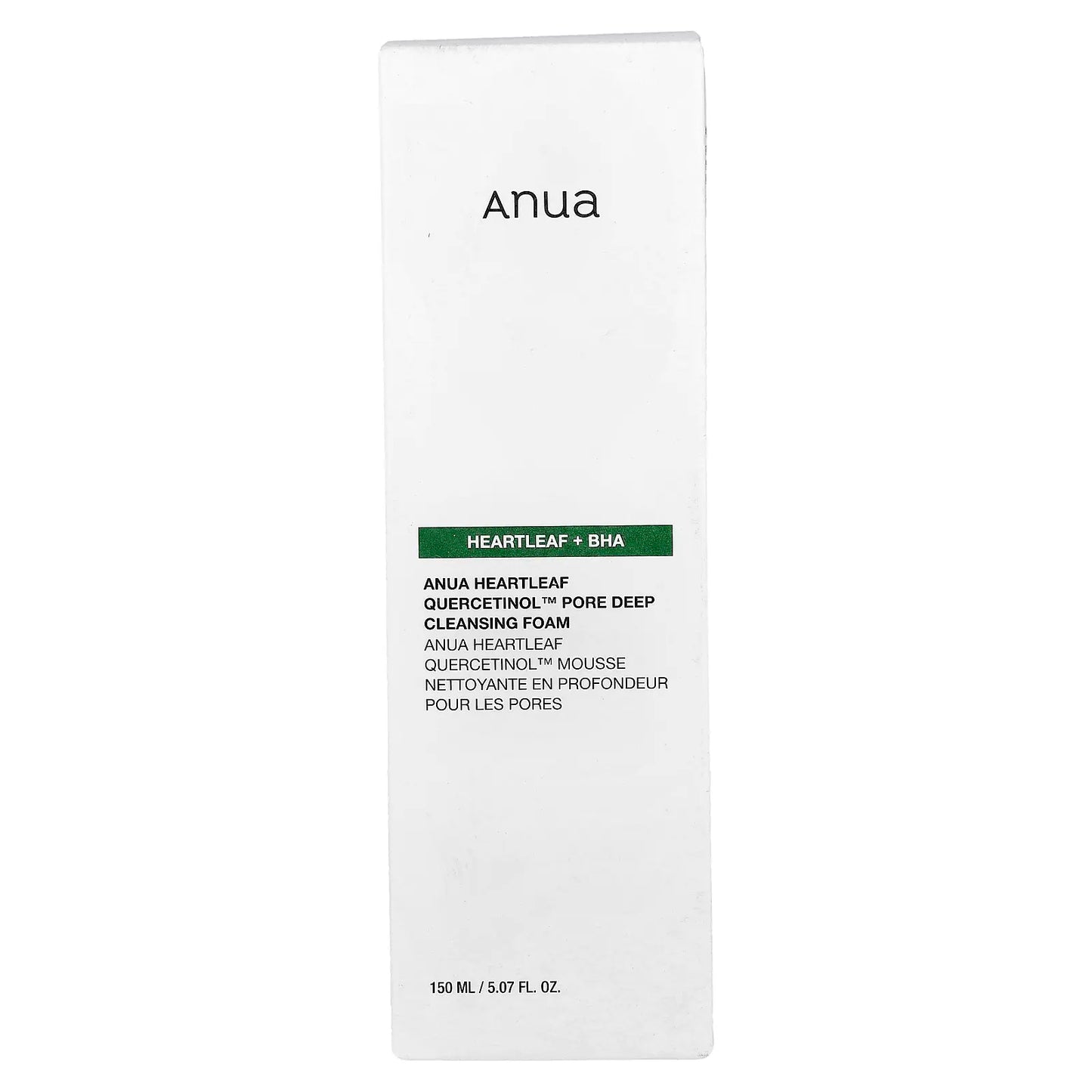 Anua Heartleaf Quercetinol™ Deep Cleansing Foam, 5.07 Fl Oz (150 Ml)