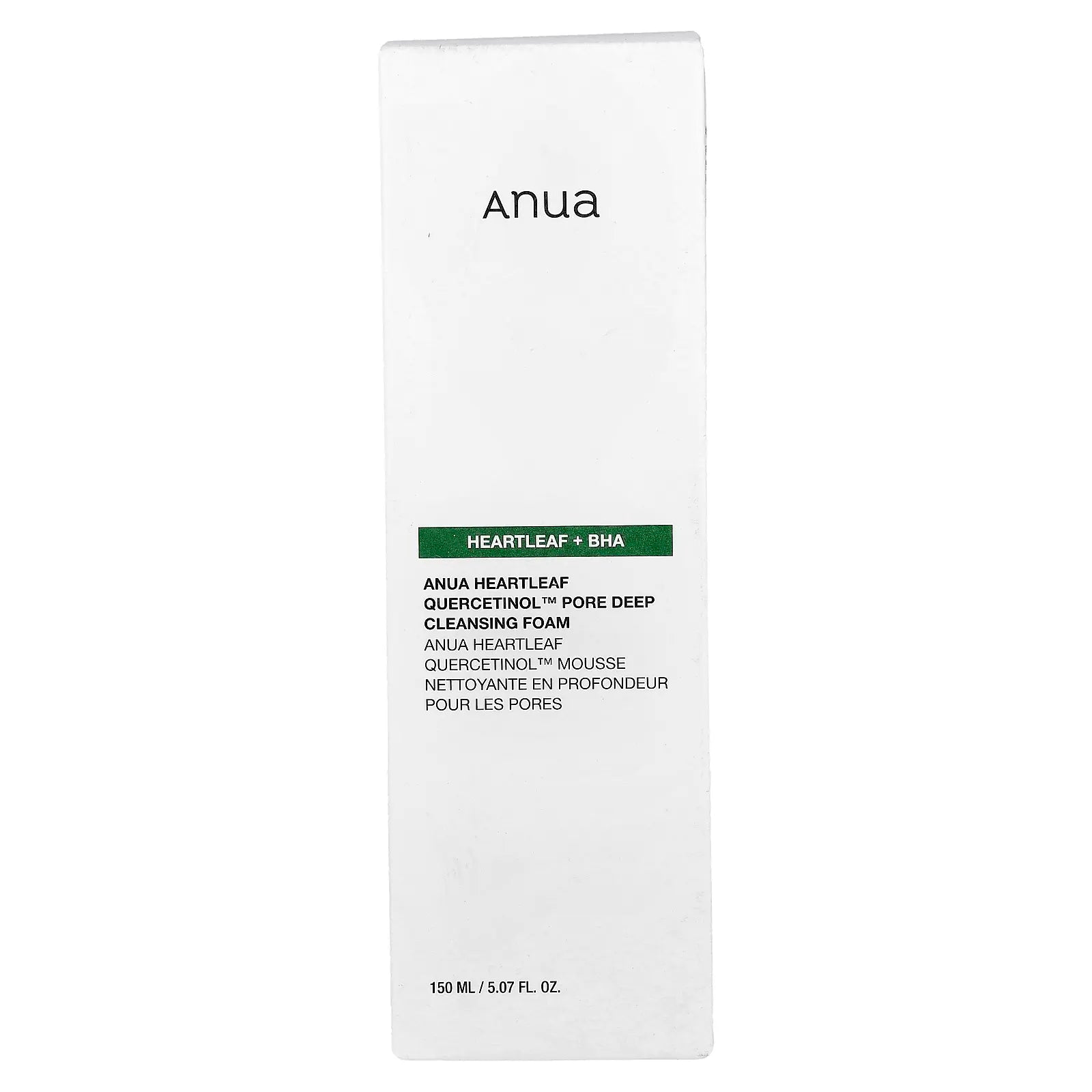 Anua Heartleaf Quercetinol™ Deep Cleansing Foam, 5.07 Fl Oz (150 Ml)