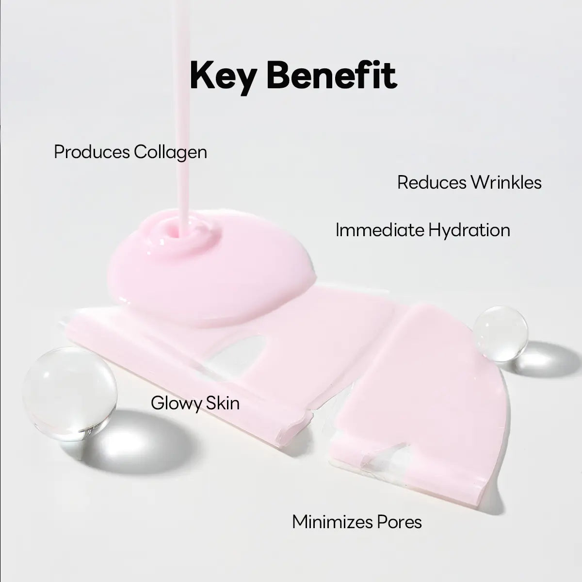 [30M Hydrating Collagen Booster] round LAB CAMELLIA DEEP COLLAGEN FIRMING GEL MASK 34G (Face Masks, Collagen, Moisturizing Facial Mask)