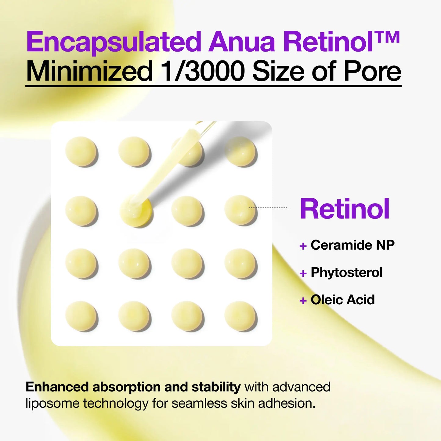 [Anua] Retinol TM 0.3% + Niacin Renewing Serum, 1.01 Fl. Oz. (30Ml) ｜Korean Skin Care, for Signs of Aging, Slow Aging, Daily Gentle Retinol, Age-Defying, Anti-Aging