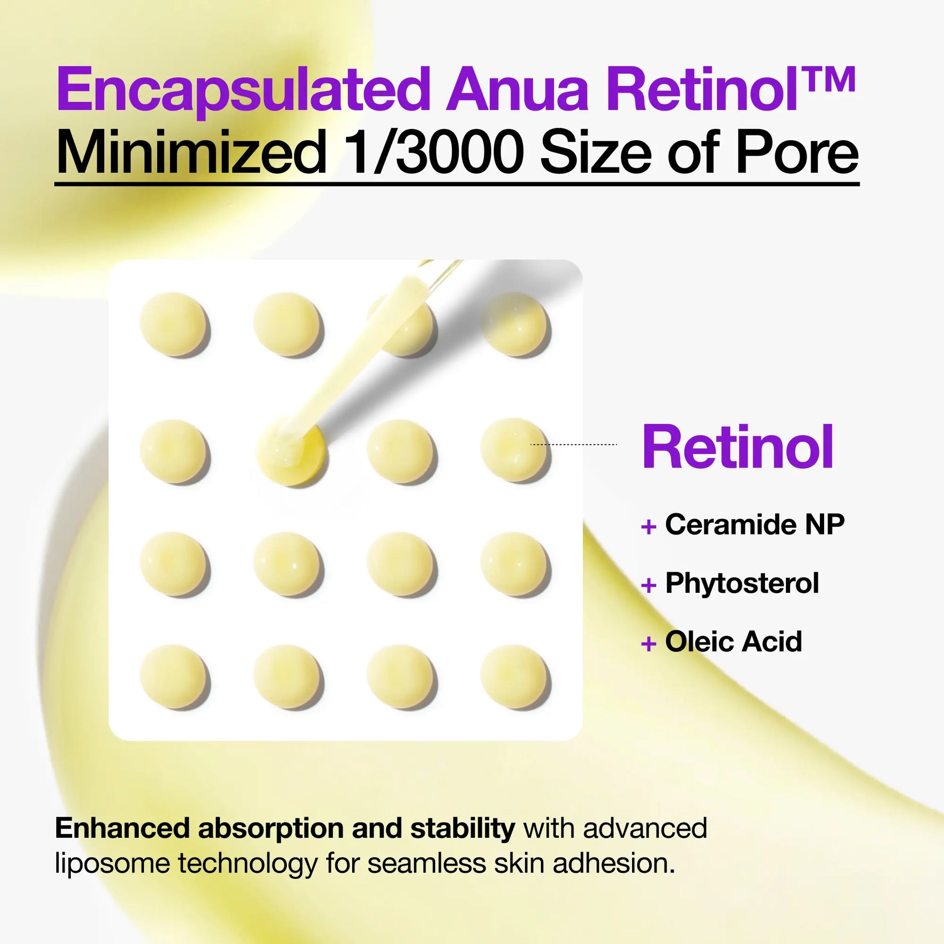 [Anua] Retinol TM 0.3% + Niacin Renewing Serum, 1.01 Fl. Oz. (30Ml) ｜Korean Skin Care, for Signs of Aging, Slow Aging, Daily Gentle Retinol, Age-Defying, Anti-Aging