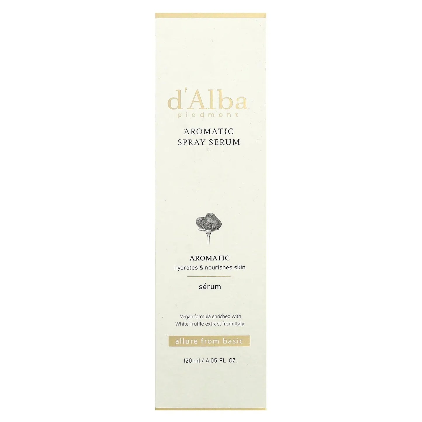 D'Alba Aromatic Spray Serum, 4.05 Fl Oz (120 Ml)