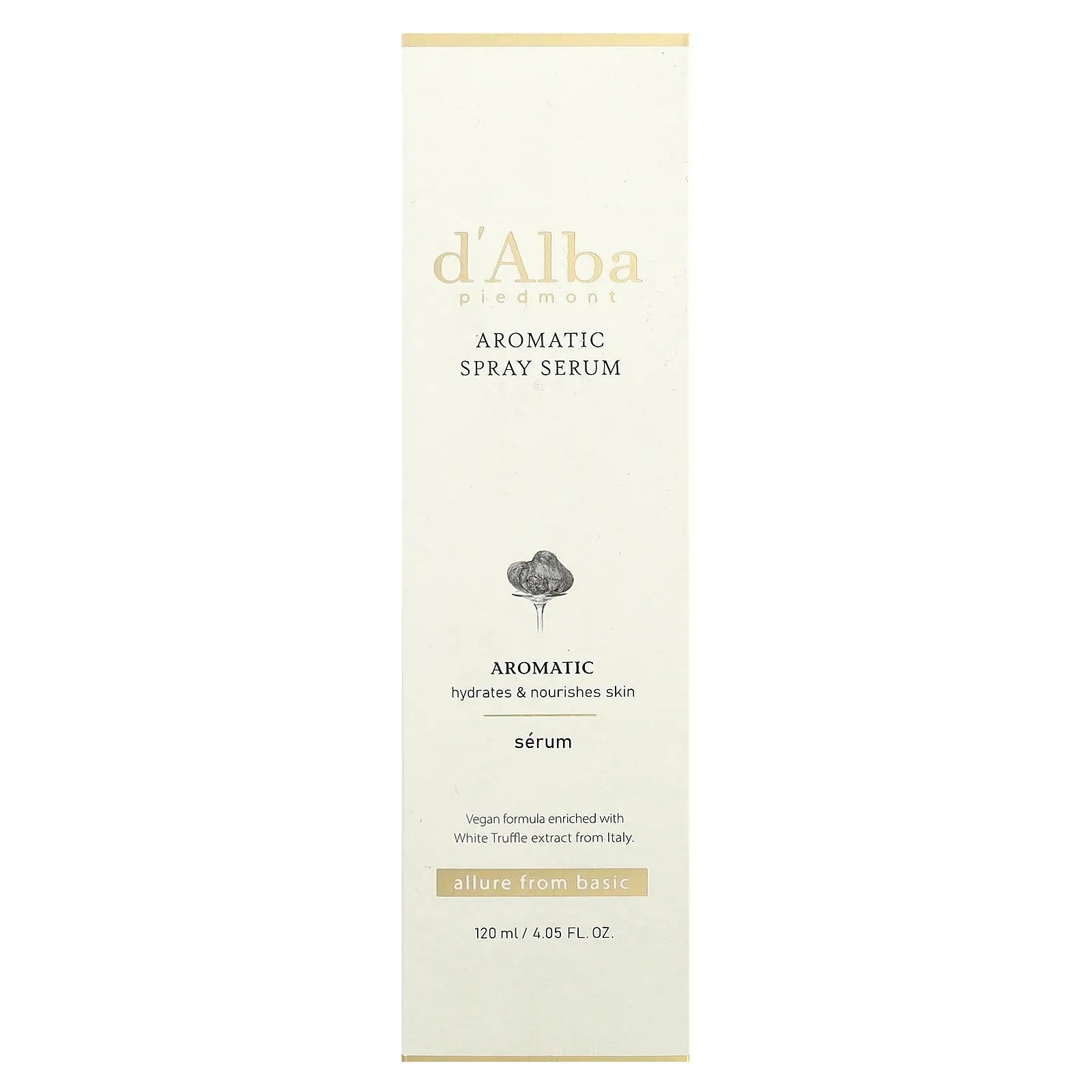 D'Alba Aromatic Spray Serum, 4.05 Fl Oz (120 Ml)