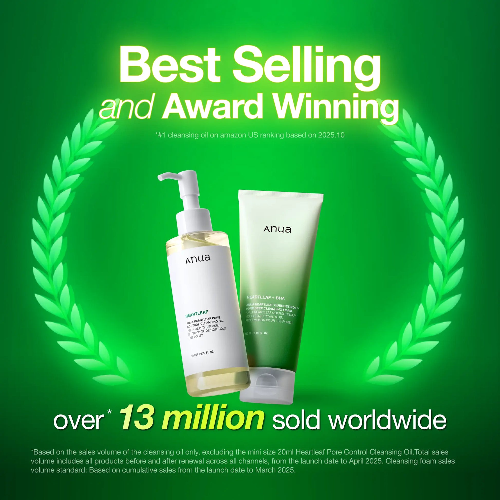 Anua Official Heartleaf Pore Control Cleansing Oil & Quercetinol Cleansing Foam - 100M Viral Double Cleanser Duo for Clear Hydrated Skin Exfoliate Blackheads