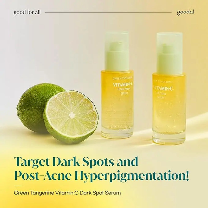 GOODAL Green Tangerine Vitamin C Dark Spot Serum 40Ml Korean Skincare