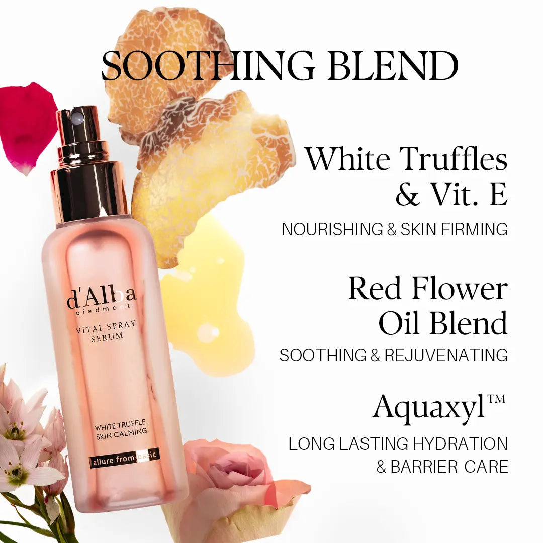 [OFFICIAL D'Alba] [Set] White Truffle First Spray Serum (3.38 Fl Oz) + White Truffle Vital Spray Serum (3.38 Fl Oz)