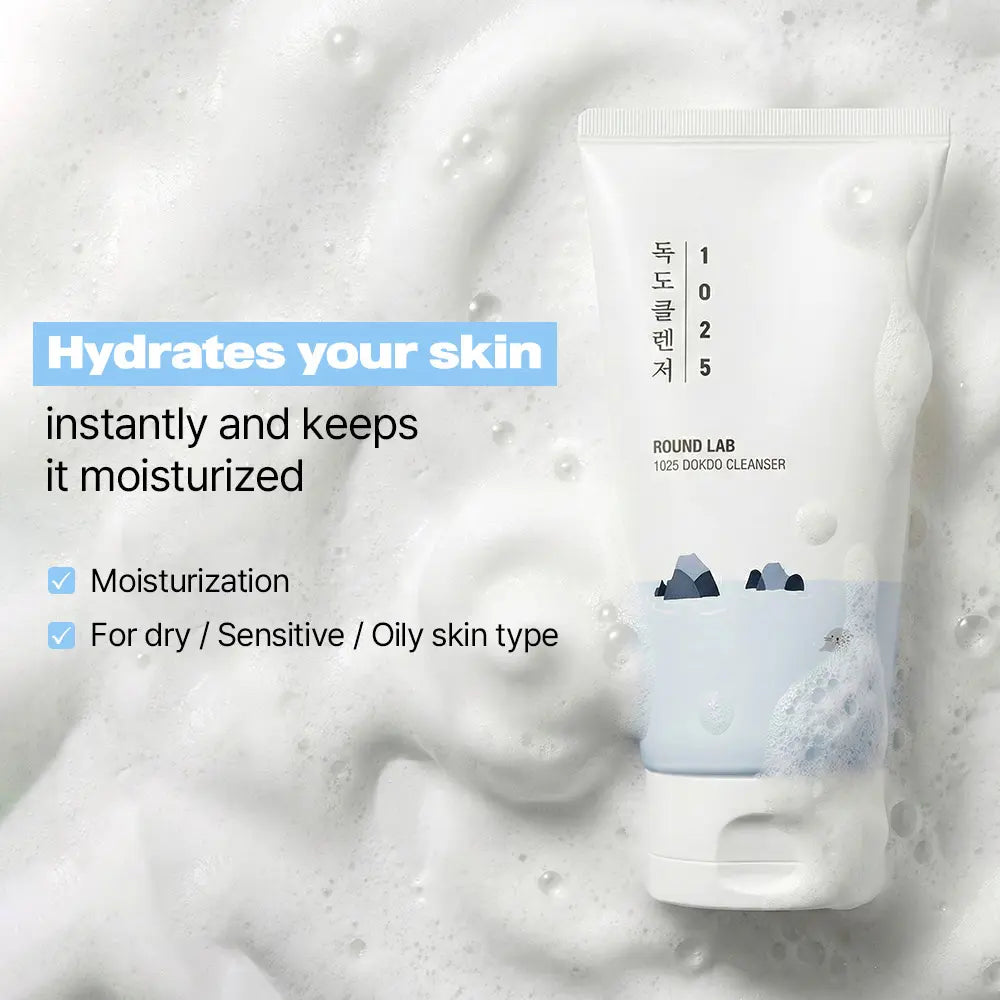 Korean Sensitive Skin Rescue Set (Dokdo Cleansing Oil 200Ml, Dokdo Cleanser 150Ml, Pine Calming Cica Toner 250Ml, Pine Calming Cica Ampoule 30Ml, Birch Juice Moisturizing Face Cream 80Ml) Hydrating, Soothing