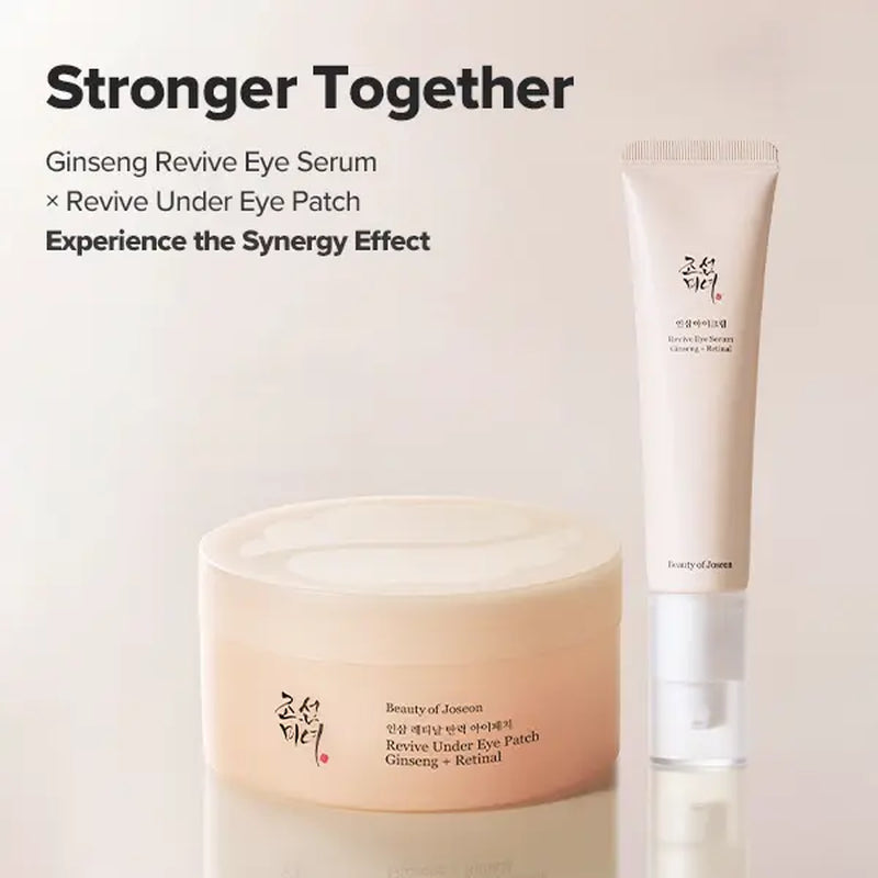 [Beauty of Joseon Official] Radiance Care Trio : Ginseng + Retinal + Rice | Brightening Facial Serum, Eye Serum, Eye Patches, Firming Elasticity, Nourishing, Moisturizing, Gentle, Gift Set