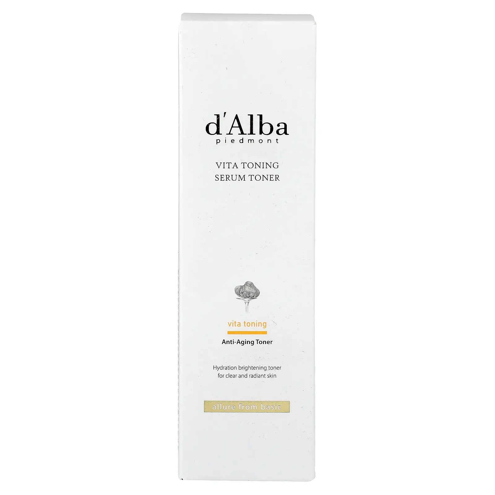 D'Alba Vita Toning Serum Toner , 6.08 Fl Oz (180 Ml)