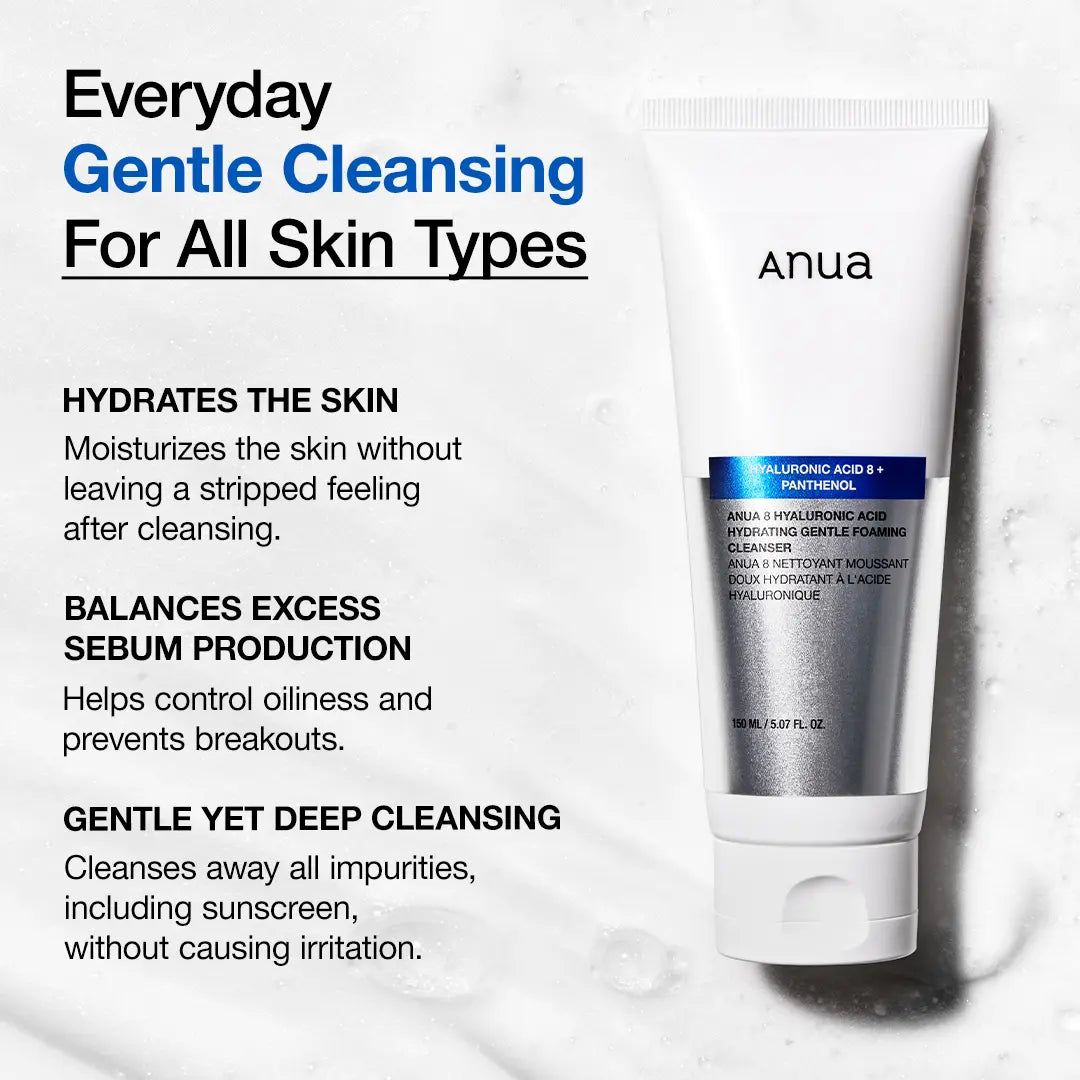 Anua Hydrating Gentle Foaming Cleanser 150ml