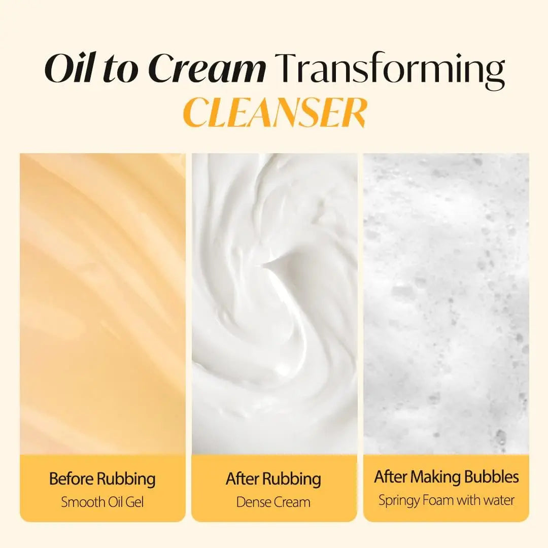 [OFFICIAL D'Alba] White Truffle Return Oil Cream Cleanser, Vegan Skincare, Easy One Step Cleanser for Sebum & Makeup Removal, Hydrating Cleanser, for Sensitive Skin, Korean Skin Care