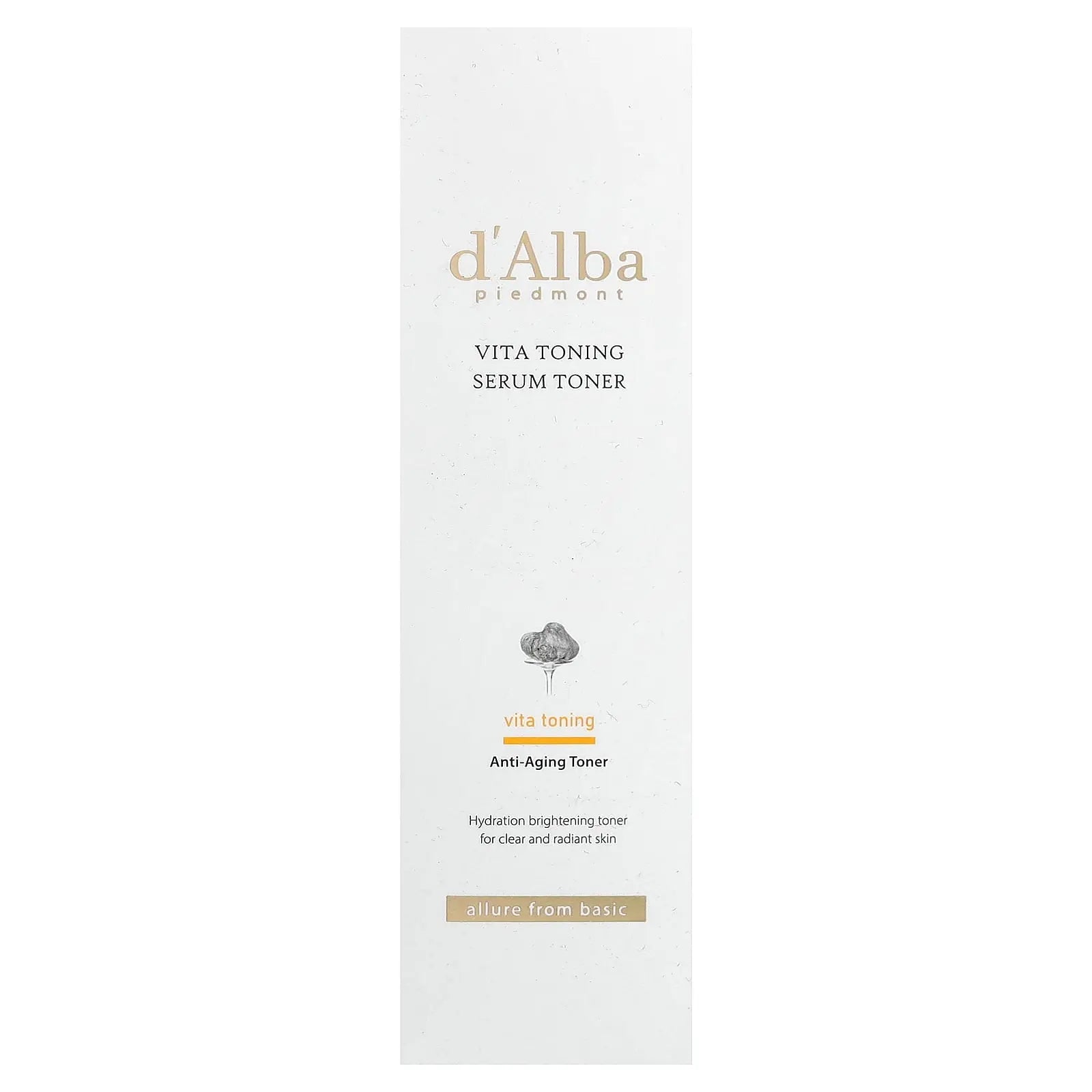 D'Alba Vita Toning Serum Toner , 6.08 Fl Oz (180 Ml)