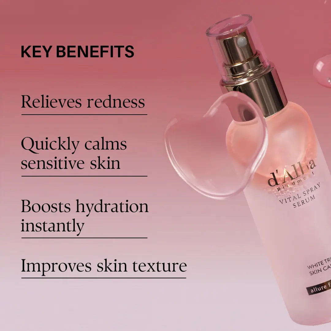 [OFFICIAL D'Alba] [Set] White Truffle First Spray Serum (3.38 Fl Oz) + White Truffle Vital Spray Serum (3.38 Fl Oz)