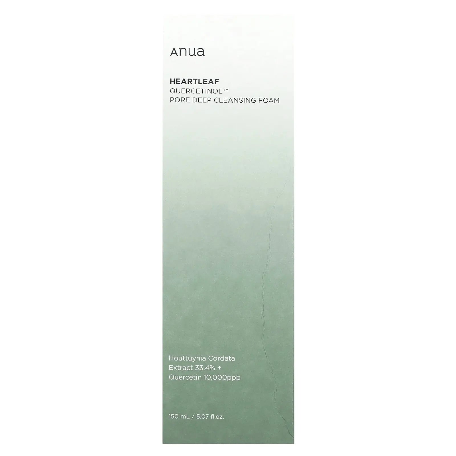 Anua Heartleaf Quercetinol™ Deep Cleansing Foam, 5.07 Fl Oz (150 Ml)