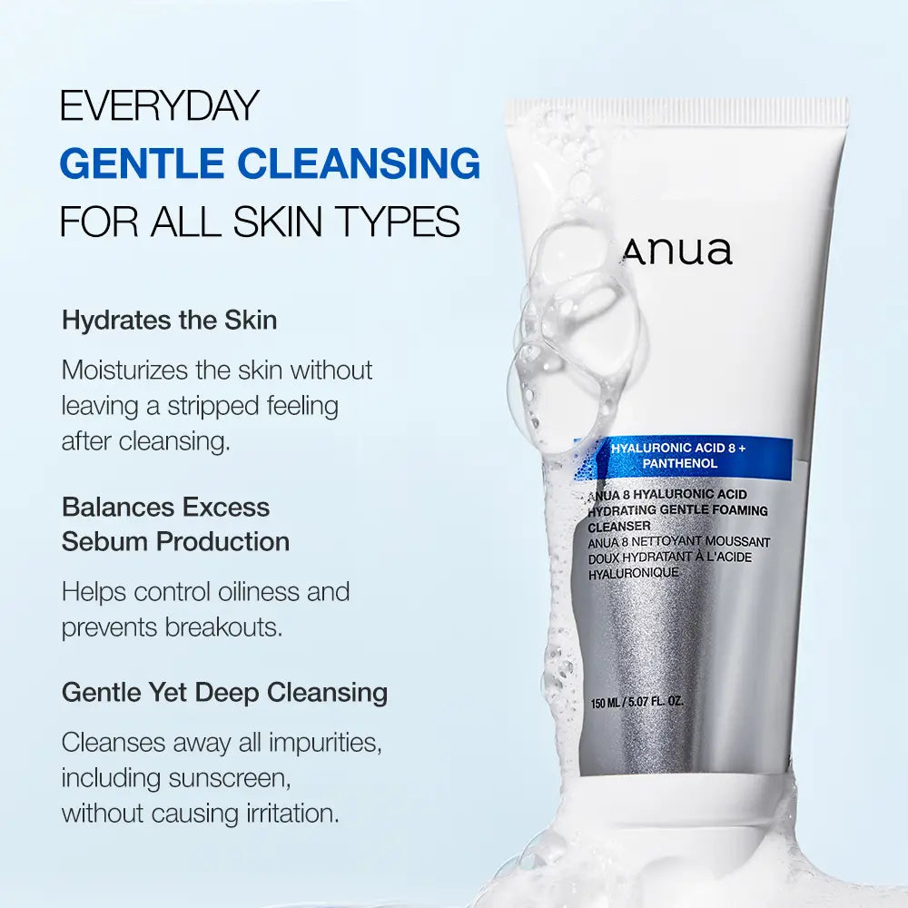Anua Gentle Cleanser Duo for Dry Skin