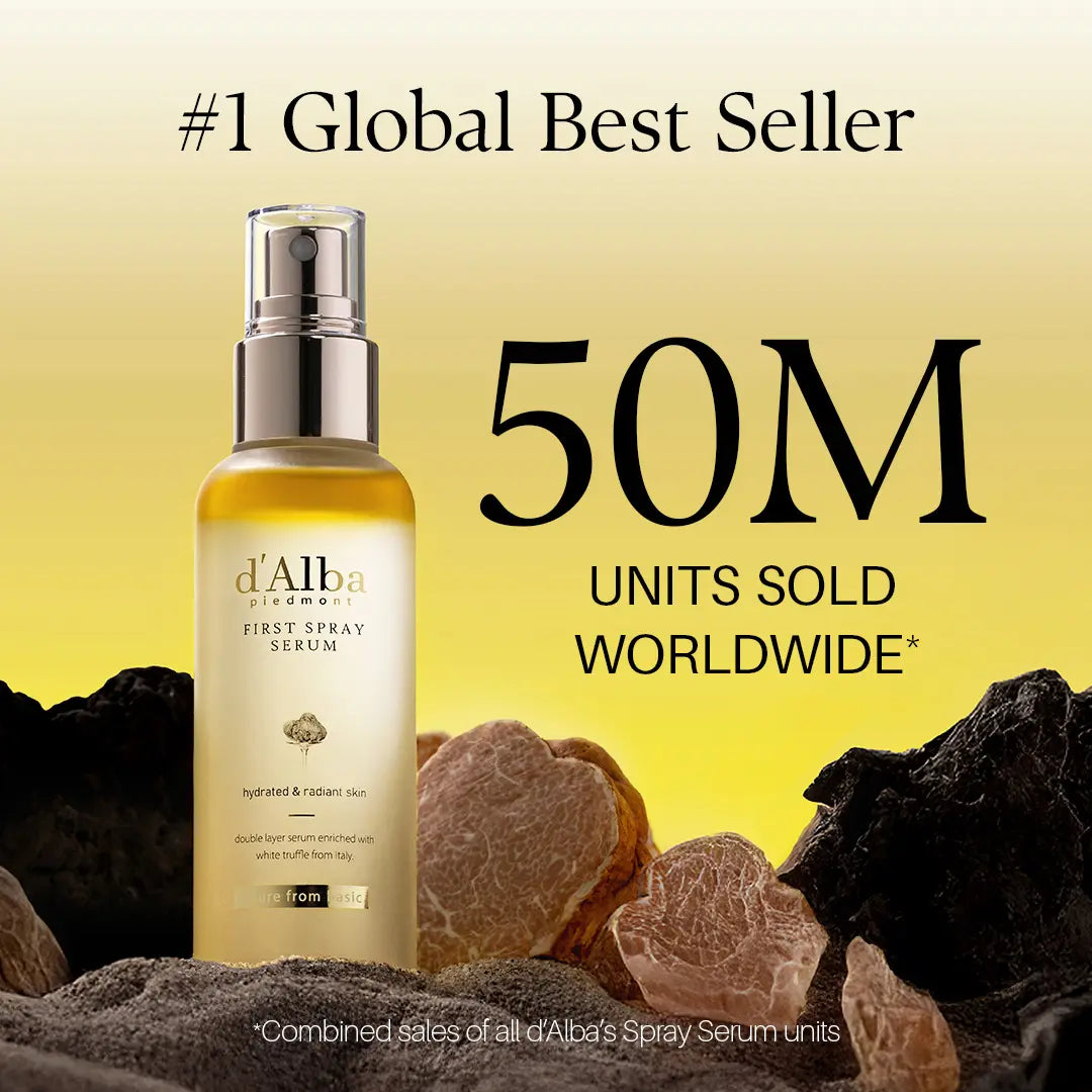 [OFFICIAL D'Alba] [Set] White Truffle First Spray Serum (3.38 Fl Oz) + Vita Toning Capsule Cream (1.94 Oz)