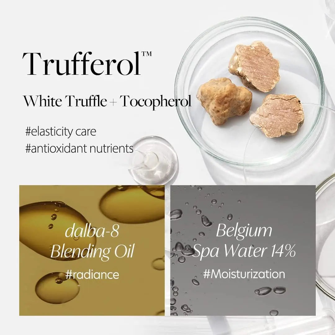[OFFICIAL D'Alba] White Truffle Return Oil Cream Cleanser, Vegan Skincare, Easy One Step Cleanser for Sebum & Makeup Removal, Hydrating Cleanser, for Sensitive Skin, Korean Skin Care