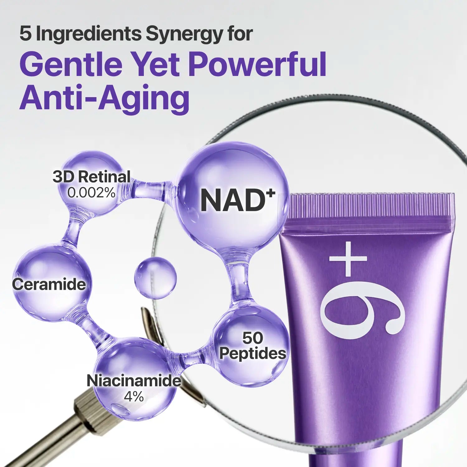 [Numbuzin Official] No.9 NAD+ Retinal Volumetox Eye Cream Duo Set | All-In-One Anti-Aging Treatment for Wrinkles, Fine Lines, Dark Circles & Dark Spots | NAD+, Retinal, 50 Peptides, Niacinamide, Ceramides | Face to Body, Skin Longevity | 20 Ml * 2EA