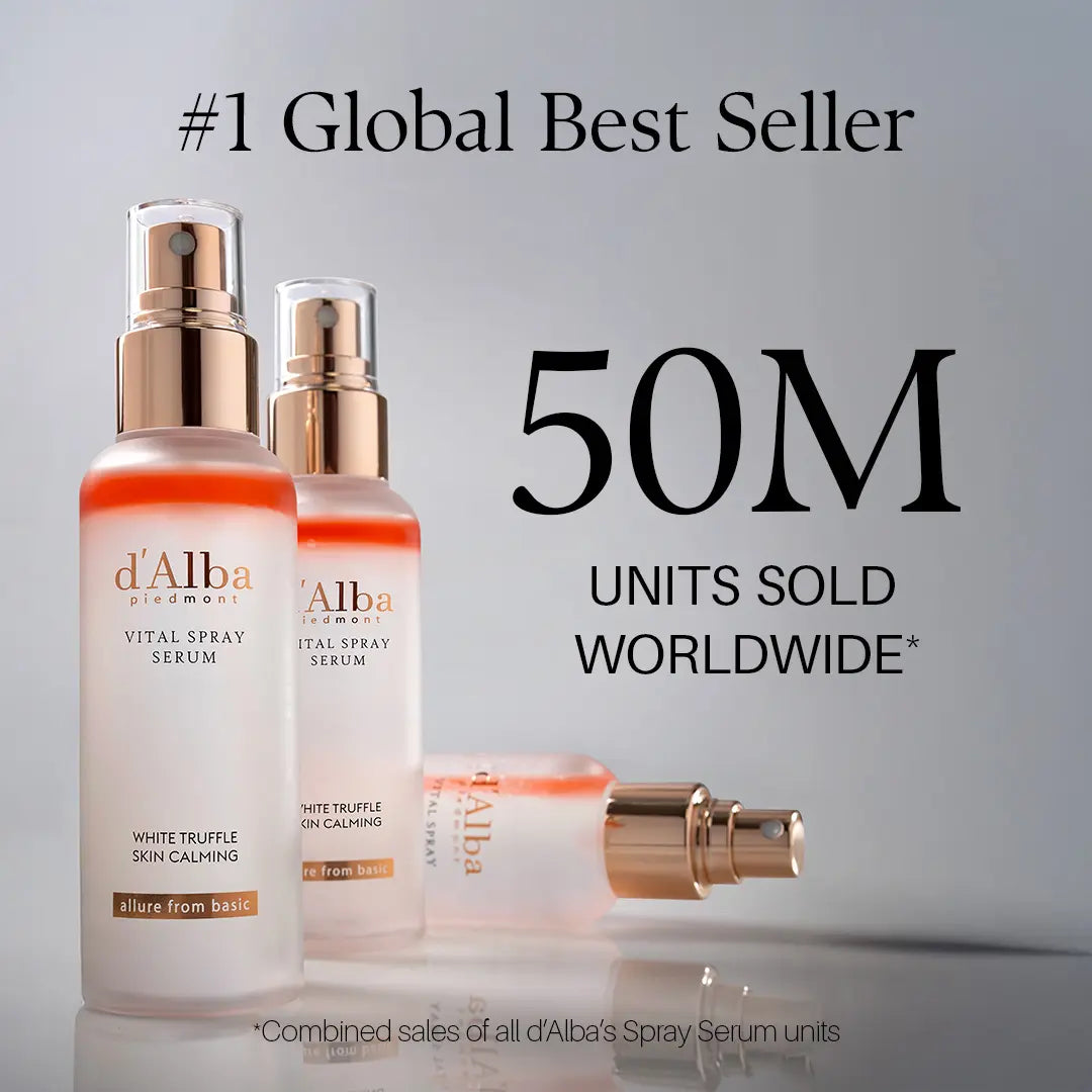 [OFFICIAL D'Alba] [Set] White Truffle First Spray Serum (3.38 Fl Oz) + White Truffle Vital Spray Serum (3.38 Fl Oz)