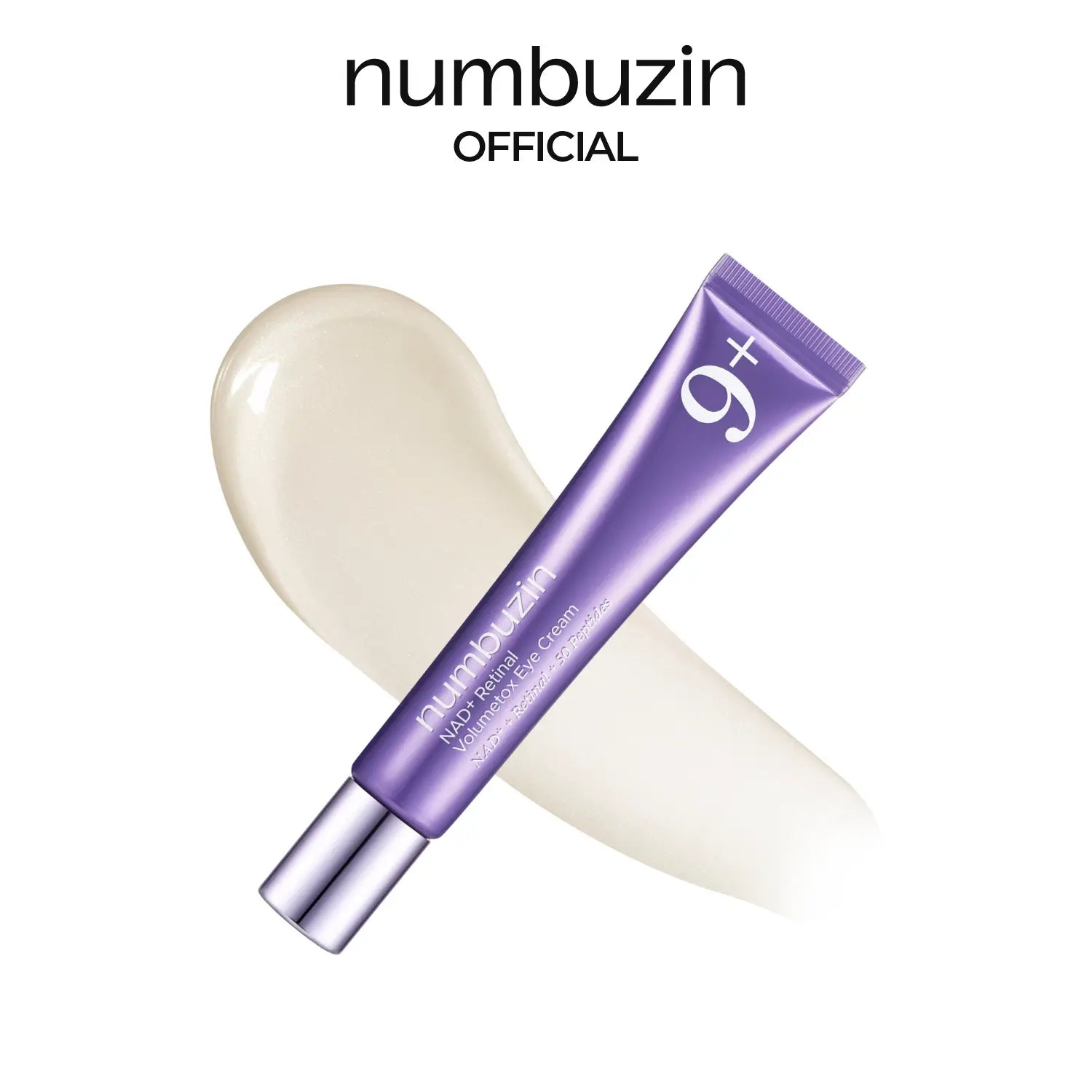 [Numbuzin Official] No.9 NAD+ Retinal Volumetox Eye Cream Duo Set | All-In-One Anti-Aging Treatment for Wrinkles, Fine Lines, Dark Circles & Dark Spots | NAD+, Retinal, 50 Peptides, Niacinamide, Ceramides | Face to Body, Skin Longevity | 20 Ml * 2EA
