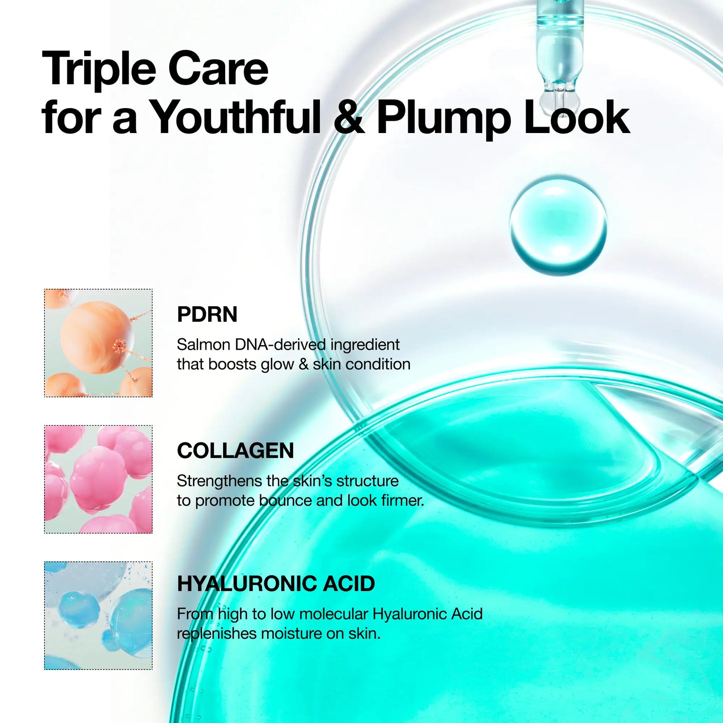 [Anua Official Shop] Deep Hydrating PDRN Duo | PDRN Hyaluronic Acid Moisturizing Cream and Serum Set, Hyaluronicacid, Radiant Plumping Serum, Korean Skincare, Facial Serum Lightweight Moisture