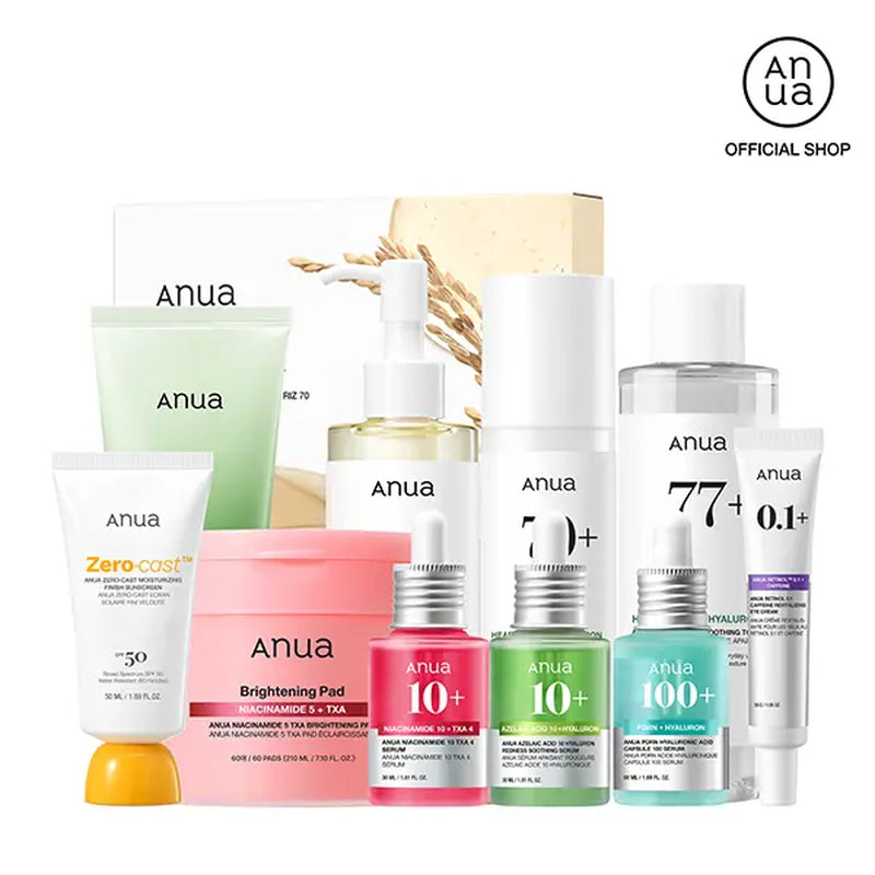 [Anua Official Shop] LIVE EXCLUSIVE Super Affordable Korean Skincare Set | 11-In-1 MEGA Deal