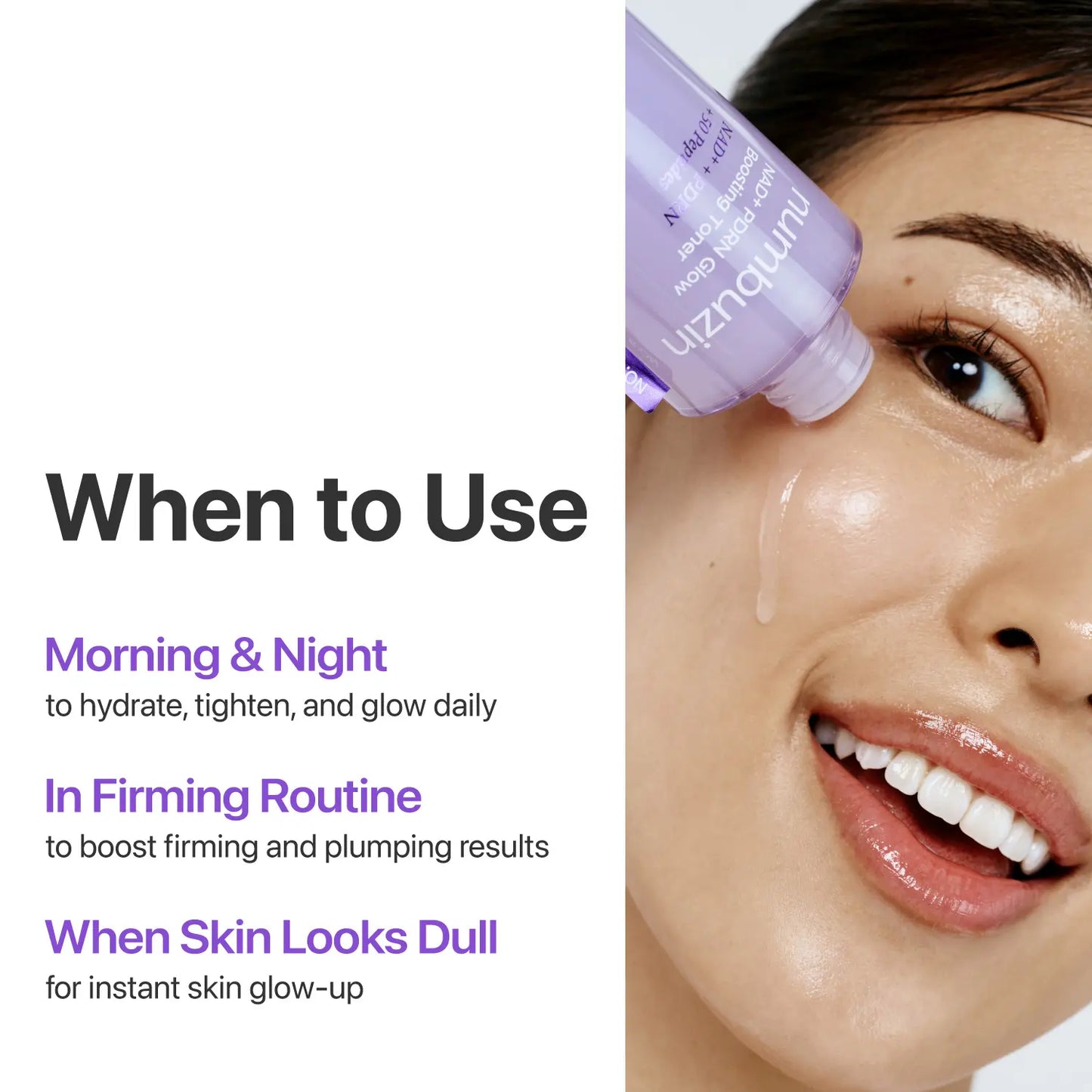 [Numbuzin Official Shop] No.9 NAD+ Glow up Duo | NAD, Peptides, PDRN, Retinol, Niacinamide | Anti-Aging, Wrinkles, Fine Lines, Eye Bags, Dark Circles, Firming