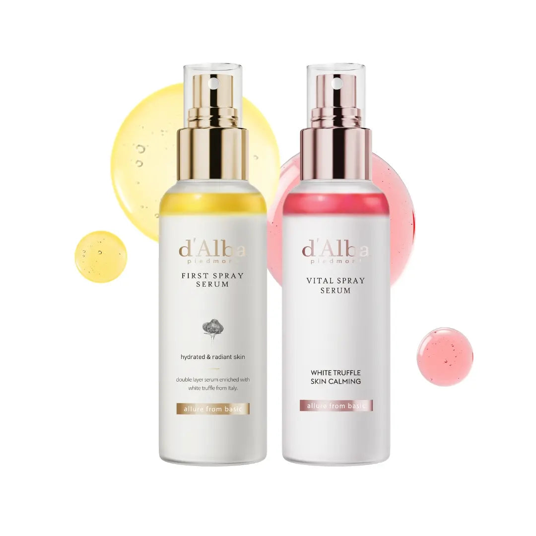 [OFFICIAL D'Alba] [Set] White Truffle First Spray Serum (3.38 Fl Oz) + White Truffle Vital Spray Serum (3.38 Fl Oz)